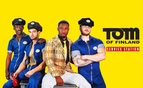 Imagem de Tom of Finland Service Station - Matthew Camp, DeAngelo Jackson, River Wilson and Ricky Roman