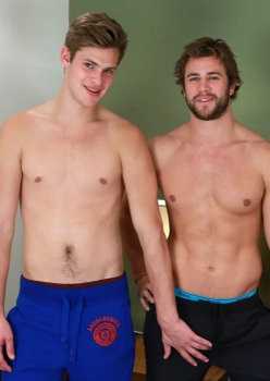 Hunky Rugby Stud Corey gets Blown and Enjoys Jacking off Jack