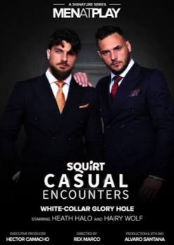 White-Collar Gloryhole - Hairy Wolf and Heath Halo